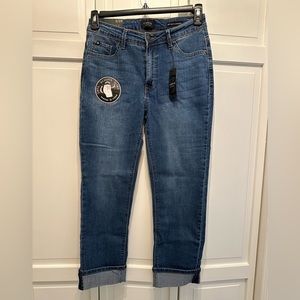 NWT Curve Appeal Midrise Straight Leg Jeans size 8 29 denim pants
